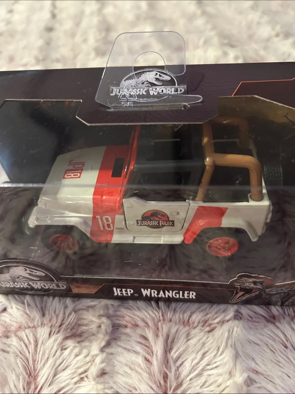 Jurassic Park Jeep Wrangler Die-Cast Toy New